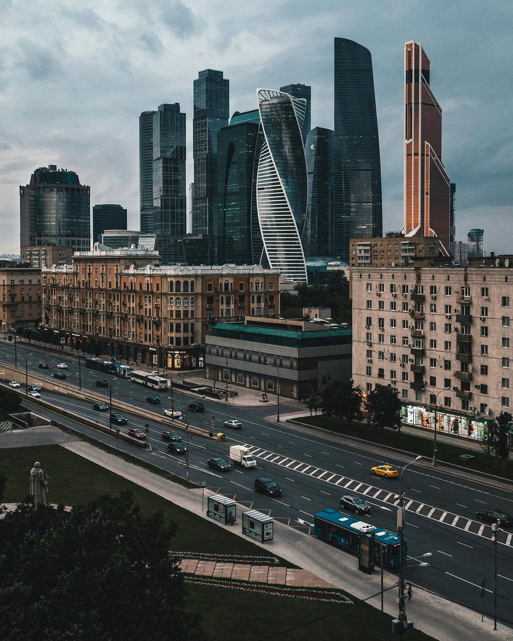 Вид на Москва-сити