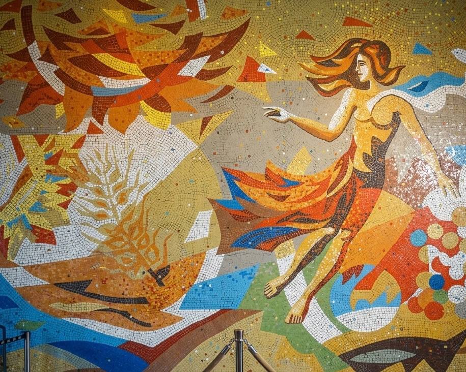 Здание музея «Гараж» в Москве — бывшее кафе «Времена года» 