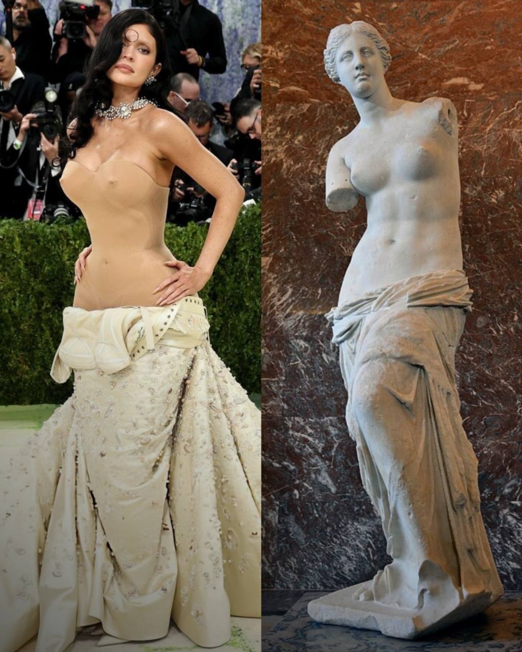 Выход на ковровую дорожку Кайли Дженнер на MET GALA Кайли Дженнер на MET GALA